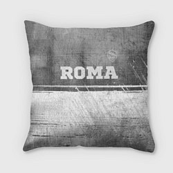 Подушка квадратная Roma - grey gradient посередине, цвет: 3D-принт