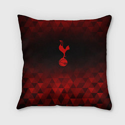 Подушка квадратная Tottenham red poly, цвет: 3D-принт