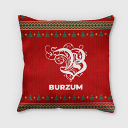 Подушка квадратная Burzum new year, цвет: 3D-принт