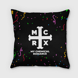 Подушка квадратная My Chemical Romance конфети, цвет: 3D-принт