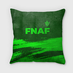 Подушка квадратная FNAF - green gradient посередине