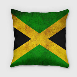 Подушка квадратная Jamaica flag, цвет: 3D-принт