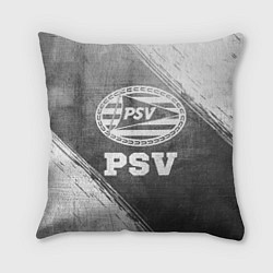 Подушка квадратная PSV - grey gradient, цвет: 3D-принт
