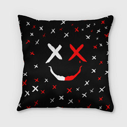 Подушка квадратная Smile face, цвет: 3D-принт