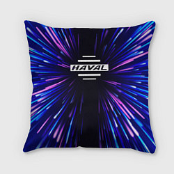 Подушка квадратная Haval neon energy, цвет: 3D-принт