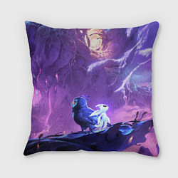 Подушка квадратная Ori and the Will of the Wisps, цвет: 3D-принт