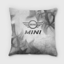 Подушка квадратная Mini - white gradient, цвет: 3D-принт