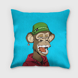 Подушка квадратная NFT smile ape, цвет: 3D-принт