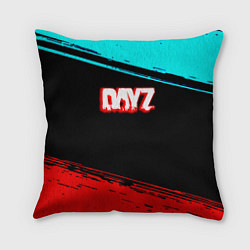 Подушка квадратная Dayz neon color, цвет: 3D-принт