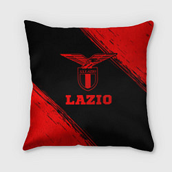 Подушка квадратная Lazio - red gradient, цвет: 3D-принт