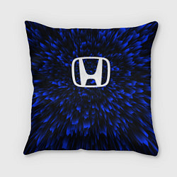 Подушка квадратная Honda blue energy, цвет: 3D-принт