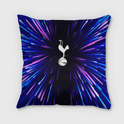 Подушка квадратная Tottenham neon energy, цвет: 3D-принт