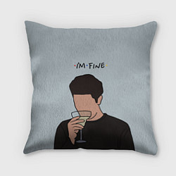 Подушка квадратная Ross - im fine, цвет: 3D-принт