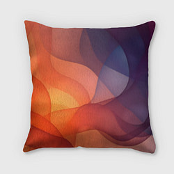 Подушка квадратная Летящая вуаль, цвет: 3D-принт