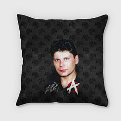 Подушка квадратная Юрий Хой из Сектор газа, цвет: 3D-принт