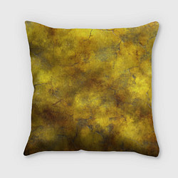 Подушка квадратная Золотая ржавая текстура, цвет: 3D-принт