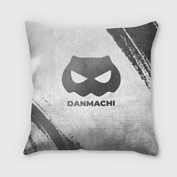 Подушка квадратная DanMachi - white gradient, цвет: 3D-принт
