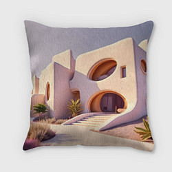 Подушка квадратная Фантастический летний дом, цвет: 3D-принт