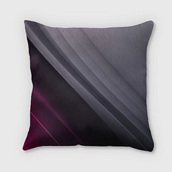 Подушка квадратная Color black grey, цвет: 3D-принт