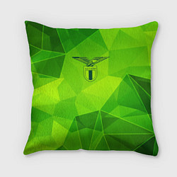 Подушка квадратная Lazio green poly, цвет: 3D-принт