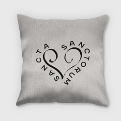 Подушка квадратная Святая святых, цвет: 3D-принт