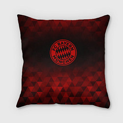 Подушка квадратная Bayern red poly, цвет: 3D-принт