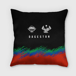 Подушка квадратная Dagestan, цвет: 3D-принт