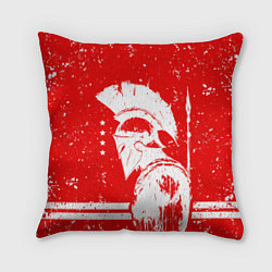 Подушка квадратная Спартак - воин спарты, цвет: 3D-принт