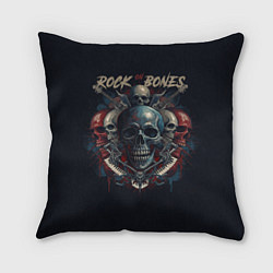 Подушка квадратная Rock on Bones