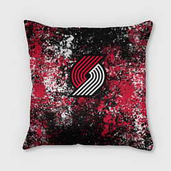 Подушка квадратная Трэйл Блэйзерс - цветовой хаос, цвет: 3D-принт