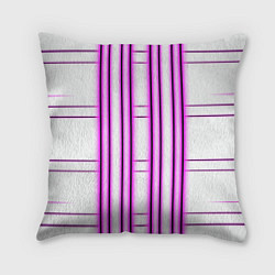 Подушка квадратная Neon pink, цвет: 3D-принт