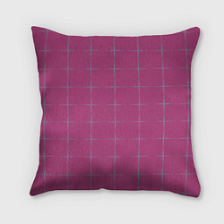 Подушка квадратная Color pink stripes, цвет: 3D-принт