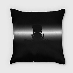 Подушка квадратная Силуэт Бэтмена - градиент, цвет: 3D-принт