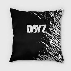 Подушка квадратная Dayz брызги красок, цвет: 3D-принт