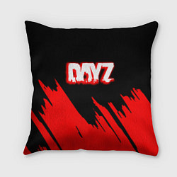 Подушка квадратная Dayz штрихи красок, цвет: 3D-принт