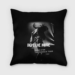 Подушка квадратная Depeche Mode - Music for the Masses tour, цвет: 3D-принт