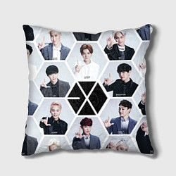 Подушка квадратная EXO Boys цвета 3D-принт — фото 1