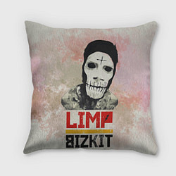 Подушка квадратная Limp Bizkit, цвет: 3D-принт