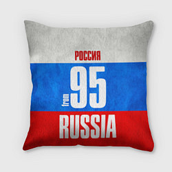 Подушка квадратная Russia: from 95, цвет: 3D-принт