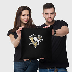 Подушка квадратная Pittsburgh Penguins: Malkin, цвет: 3D-принт — фото 2
