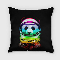 Подушка квадратная Панда космонавт, цвет: 3D-принт
