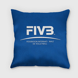 Подушка квадратная Волейбол FIVB, цвет: 3D-принт