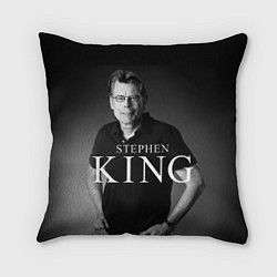 Подушка квадратная Стивен Кинг, цвет: 3D-принт
