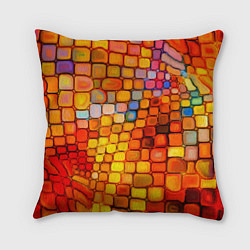 Подушка квадратная Текстуры, цвет: 3D-принт