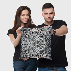 Подушка квадратная White Jaguar, цвет: 3D-принт — фото 2