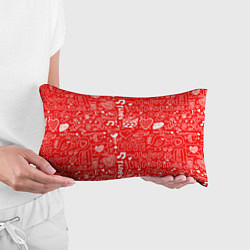 Подушка-антистресс Valentine Pattern, цвет: 3D-принт — фото 2