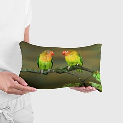 Подушка-антистресс Два попугая, цвет: 3D-принт — фото 2