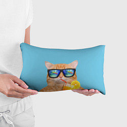 Подушка-антистресс Киса на отдыхе, цвет: 3D-принт — фото 2