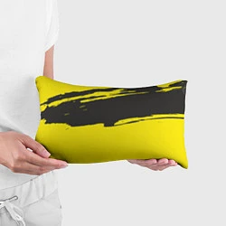 Подушка-антистресс Чёрно-жёлтый, цвет: 3D-принт — фото 2