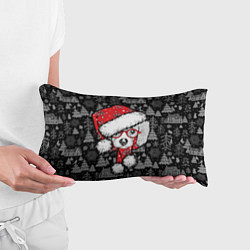 Подушка-антистресс Собака Санта, цвет: 3D-принт — фото 2